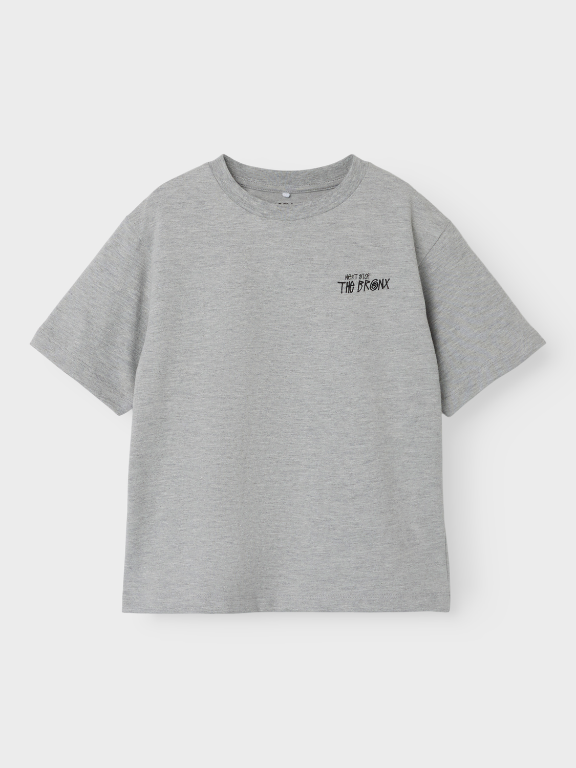 NKMFRAFFITI T-Shirts & Tops - Grey Melange